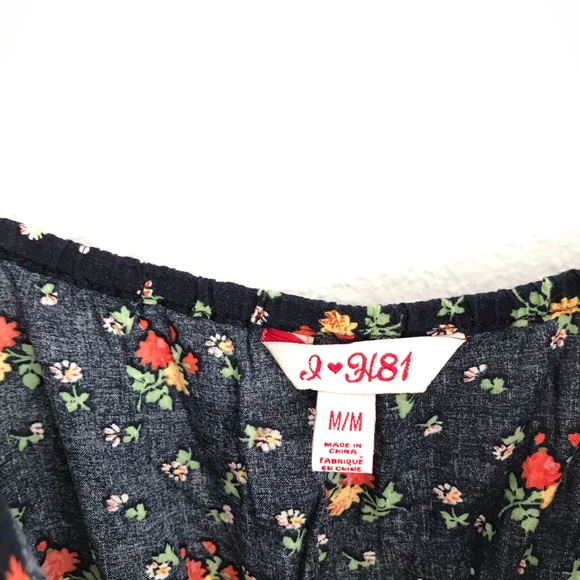 Forever 21 M blue floral tank dress - Picture 2 of 6